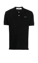 Camisa Comme des Garcons PLAY Play Black Emblem Polo Black
