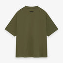 Camiseta Fear of God Essentials Jersey Crewneck Military