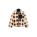 Jaqueta Stussy Sherpa Reversible Diamond Tan