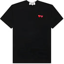 Camiseta Comme des Garcons PLAY Play Double Hearts Black