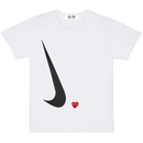 Nike x Comme des Garcons PLAY Camiseta White