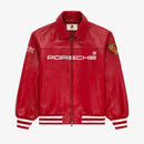Aimé Leon Dore x Porsche 993 Turbo Jaqueta Leather Club Tango Red