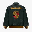 Aimé Leon Dore x Porsche 993 Turbo Jaqueta Leather Club Racing Green